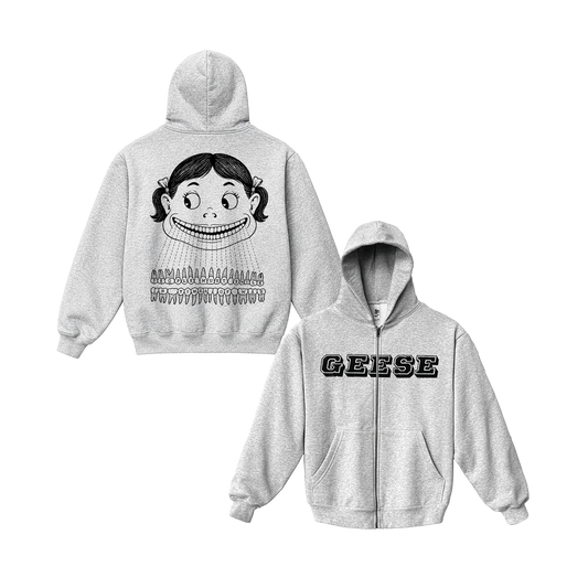 Smile Zip Up Hoodie
